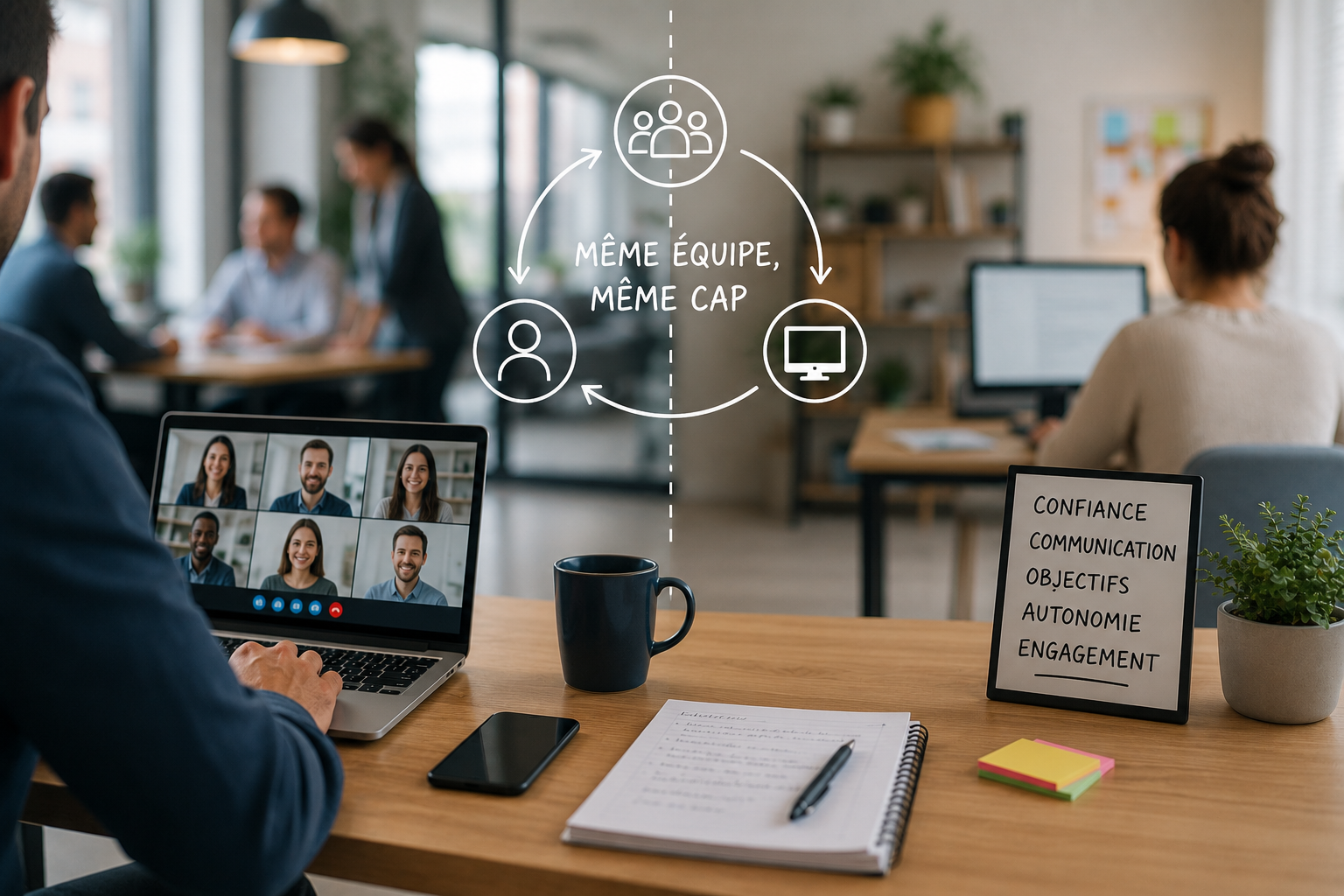 Le management hybride : et si le problème n'était pas le télétravail ?