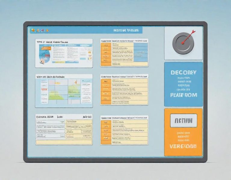 Interface d'application montrant des données sur un tableau de bord numérique.